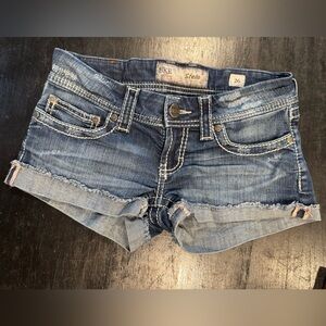 BKE Blue Denim Women Shorts